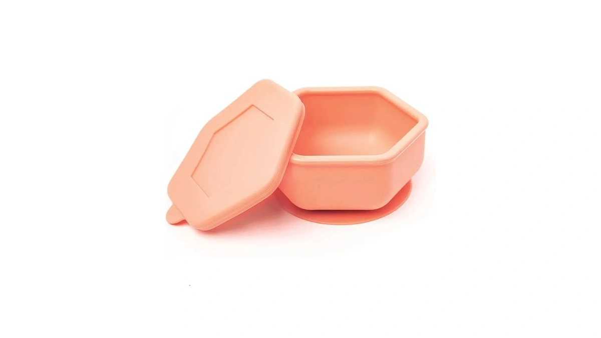 Tiny Twinkle Silicone Suction Bowl With Lid For Baby And