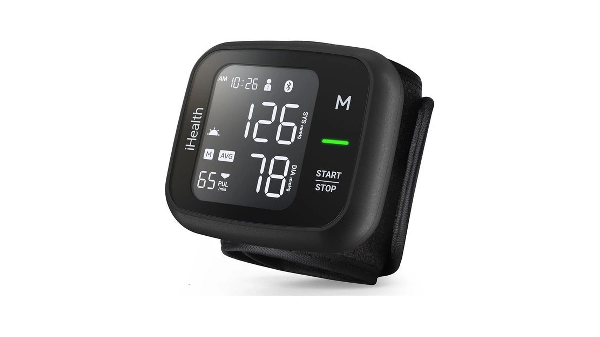 Ihealth Pulse Bluetooth Wrist Blood Pressure Monitor For Home Use