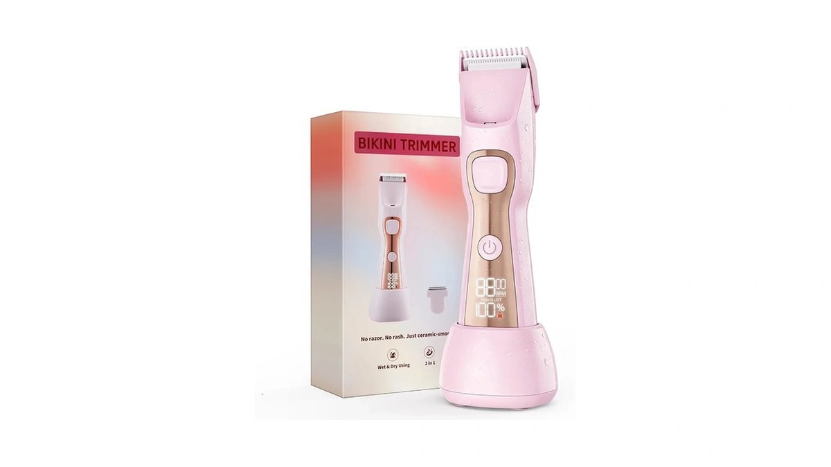 Bikini Trimmer For Women 7000rpm Dual Head Electric Razors, Gifts