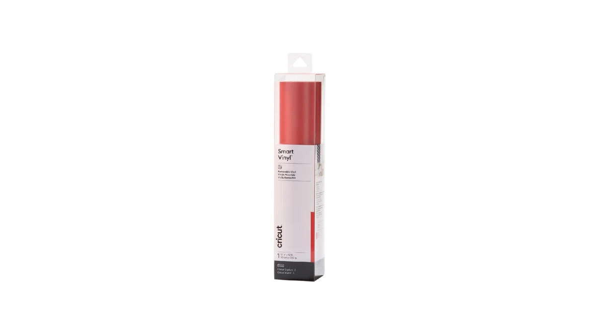 Cricut Smart Removable Vinyl, Red (13in X 12ft)