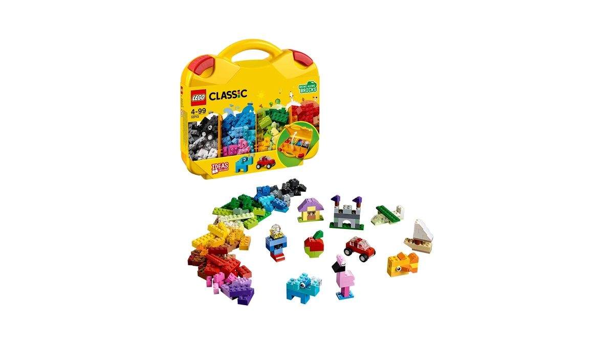 Lego Classic Creative Suitcase 10713 - Includes Sorting Storage Organizer