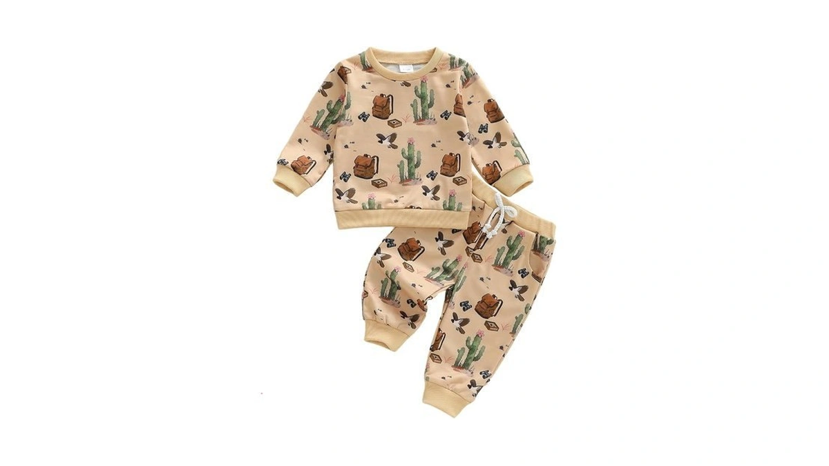 Kayotuas Western Baby Boy Clothes Cowboy Sweatshirt Pullover Top And