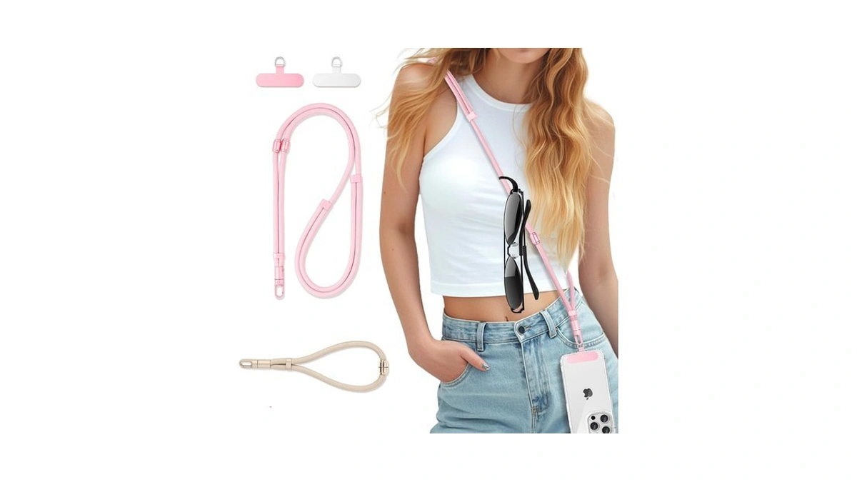 Gmetink 3-in-1 Crossbody Phone Lanyard & Wrist Strap