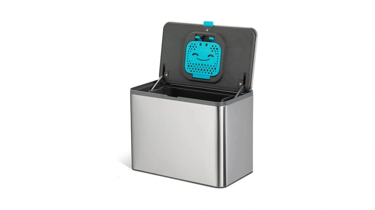 Home Zone Living Kitchen Compost Bin With Cleanaura Odor Control
