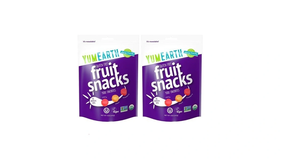 Yumearth Organic Fruit Snacks, Assorted, 5 Oz (pack Of 2)