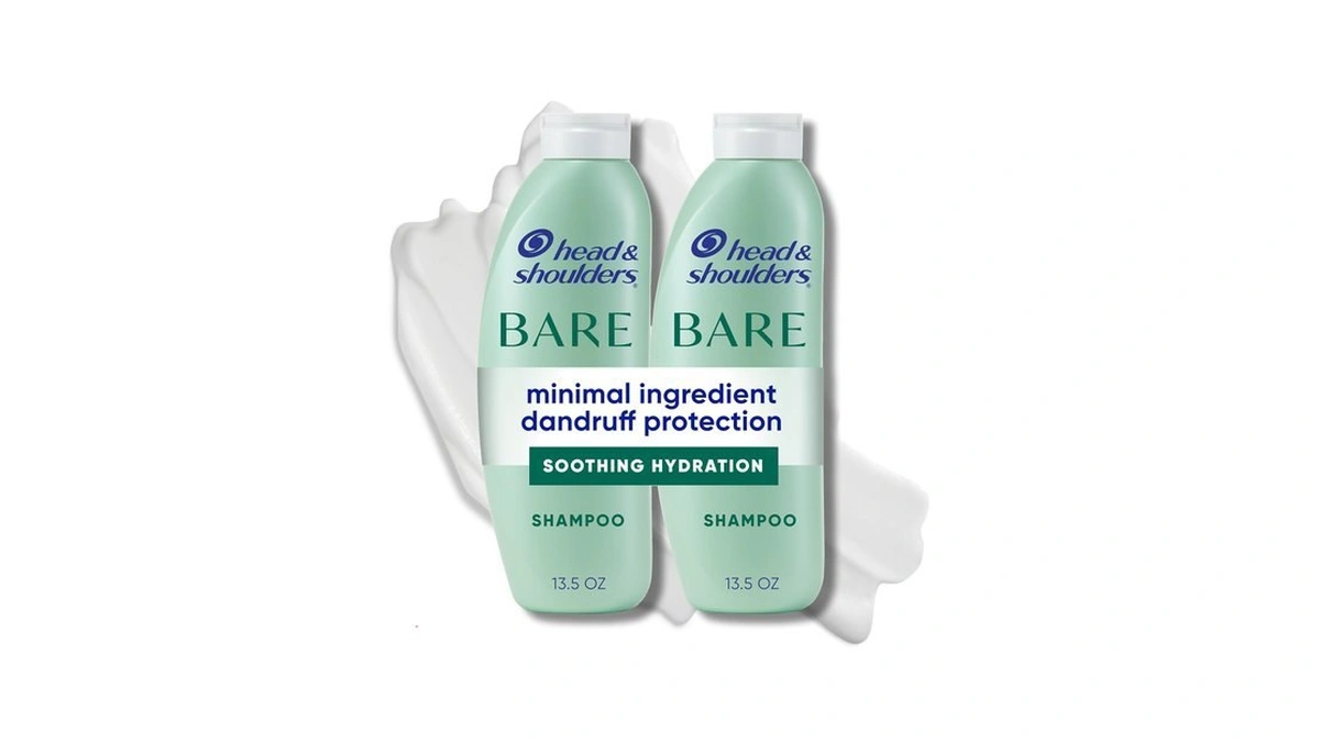 Head & Shoulders Anti-dandruff Shampoo, Bare Soothing Hydration Twin Pack,