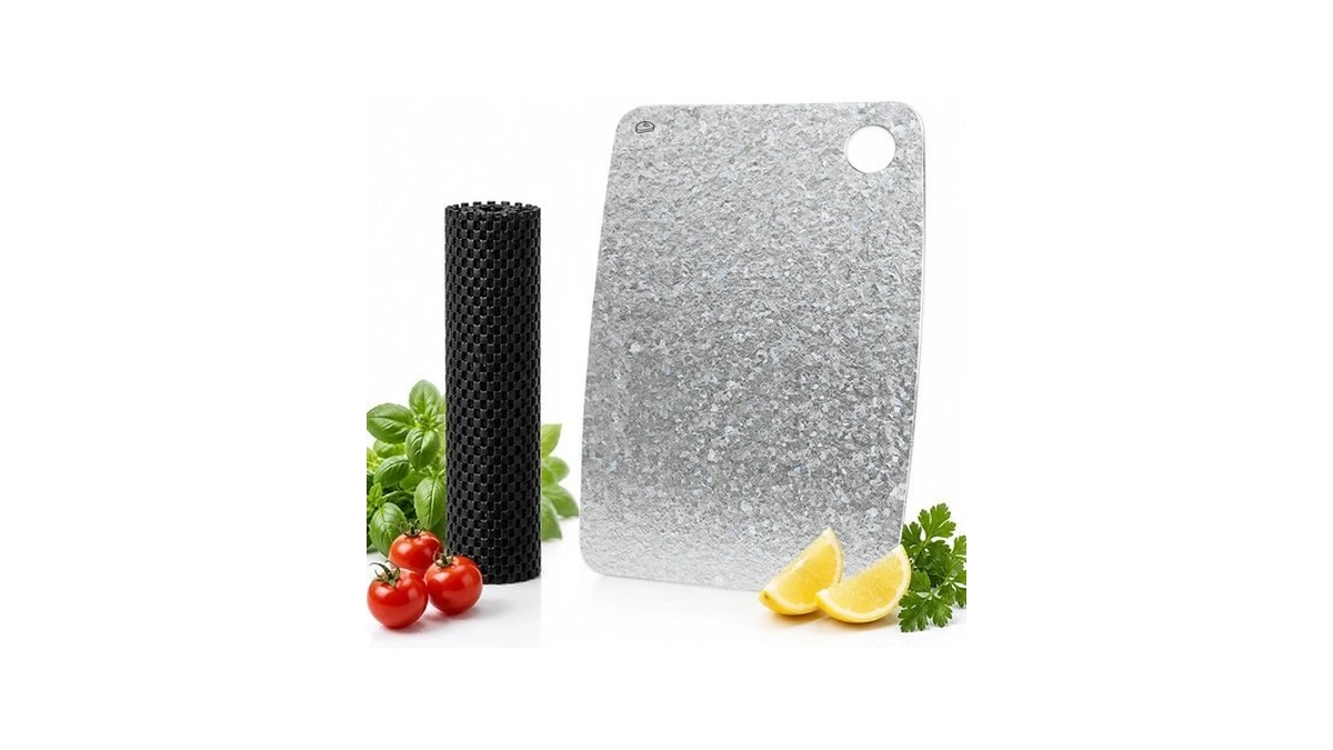 Titanium Cutting Board, Crystallized 100% Pure Titanium, 12 X 8