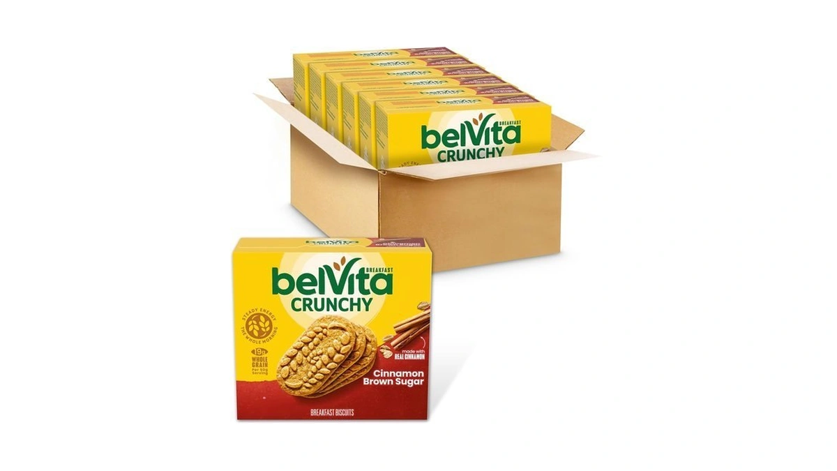 Belvita Breakfast Bars Biscuits, Cinnamon Brown Sugar, 30 Packs