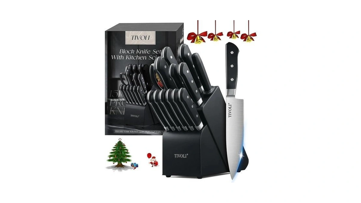 Tivoli 2025 Knife Set 15 Pcs High Carbon Stainless Steel
