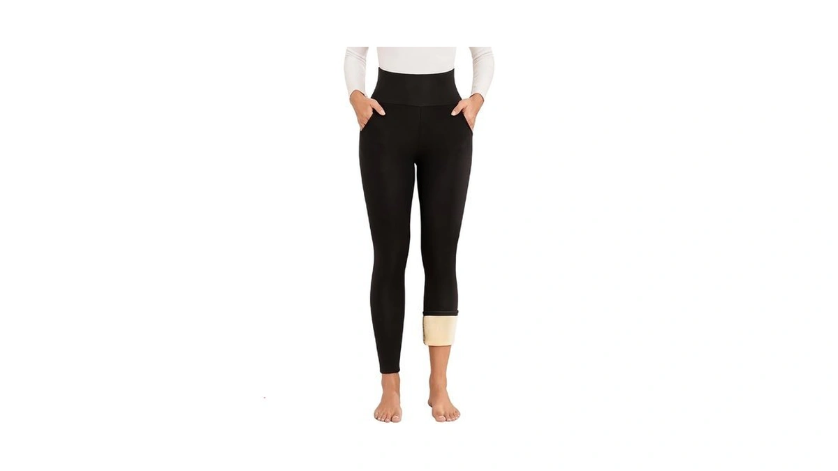 Mincib Women's Fleece Lined Leggings Thermal Warm Winter Leggings High