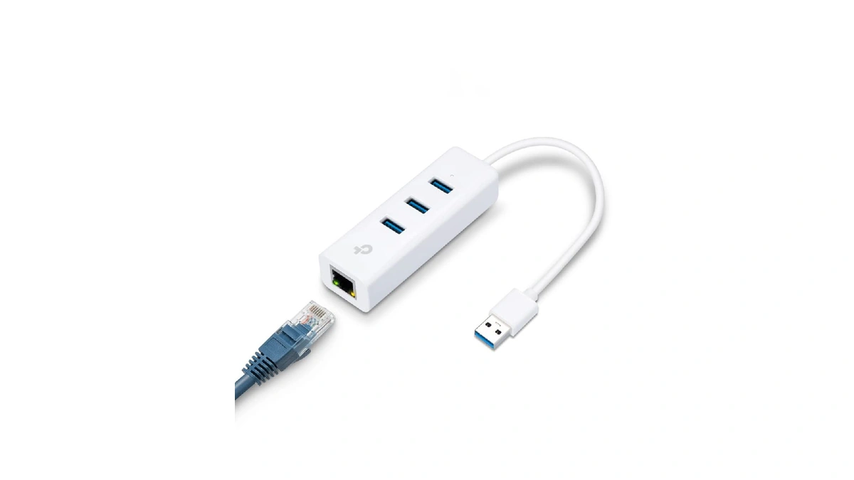 Tp-link Usb 3.0 To Ethernet Adapter (ue330) - Portable 3-port