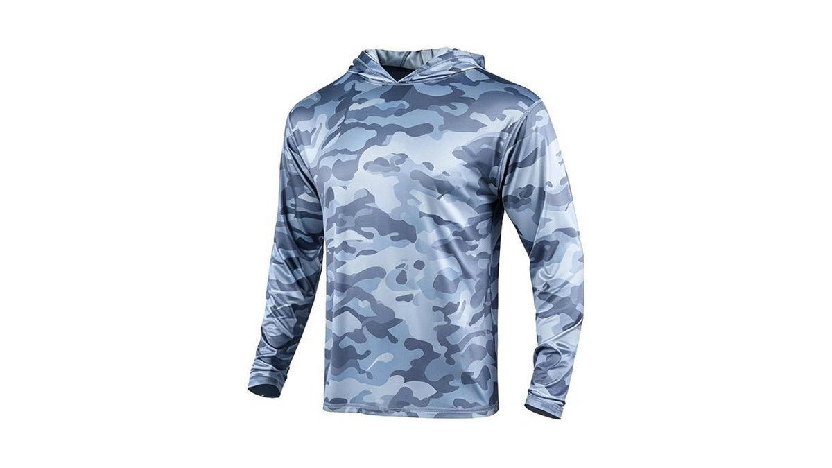 Men's Performance Fishing Shirt With Hood,upf 50+ Sun Protection Hoodie