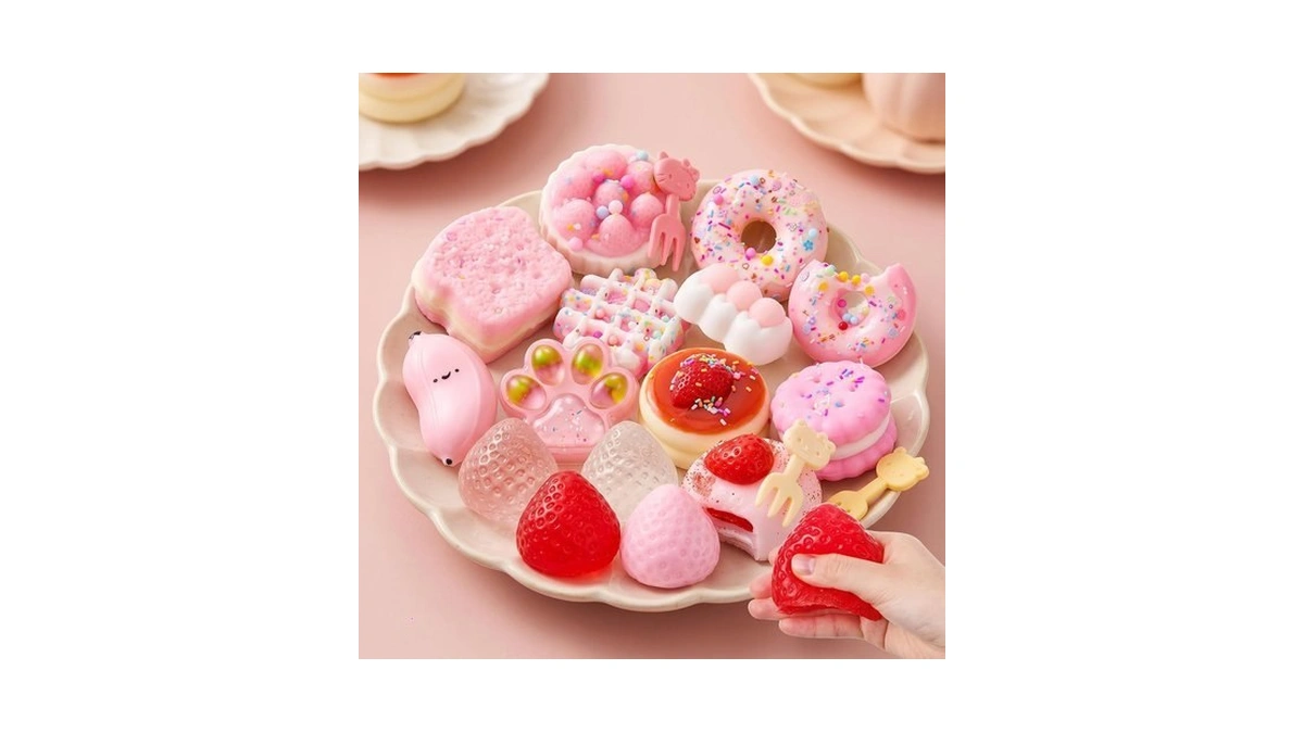 Charnoel 16 Pcs Taba Food Fidget Jumbo Dessert Cake Gifts