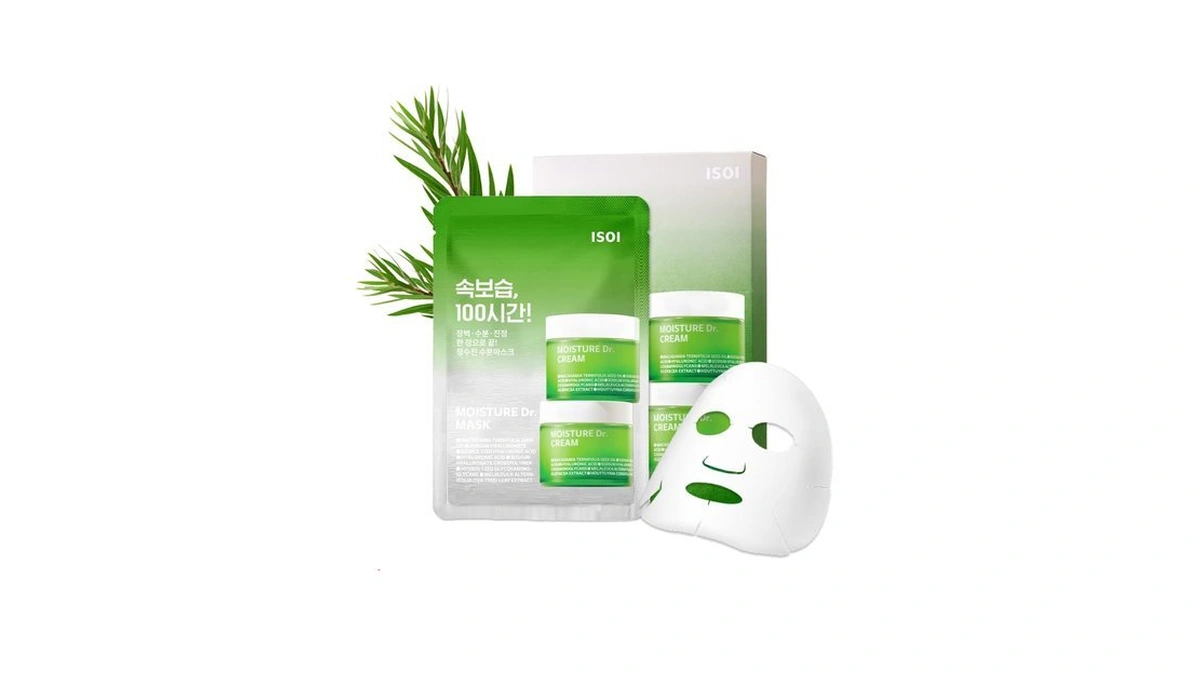 Isoi Moisture Dr. Mask Pack, Hydrating & Soothing Korean Sheet