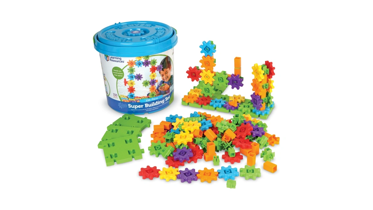 Learning Resources Gears! Gears! Gears! Super Building Toy Set, Stem