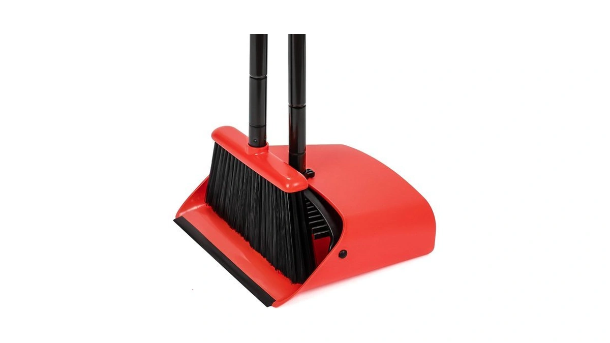 Treelen Broom And Dustpan Set, 52 Inch Broom And Dust
