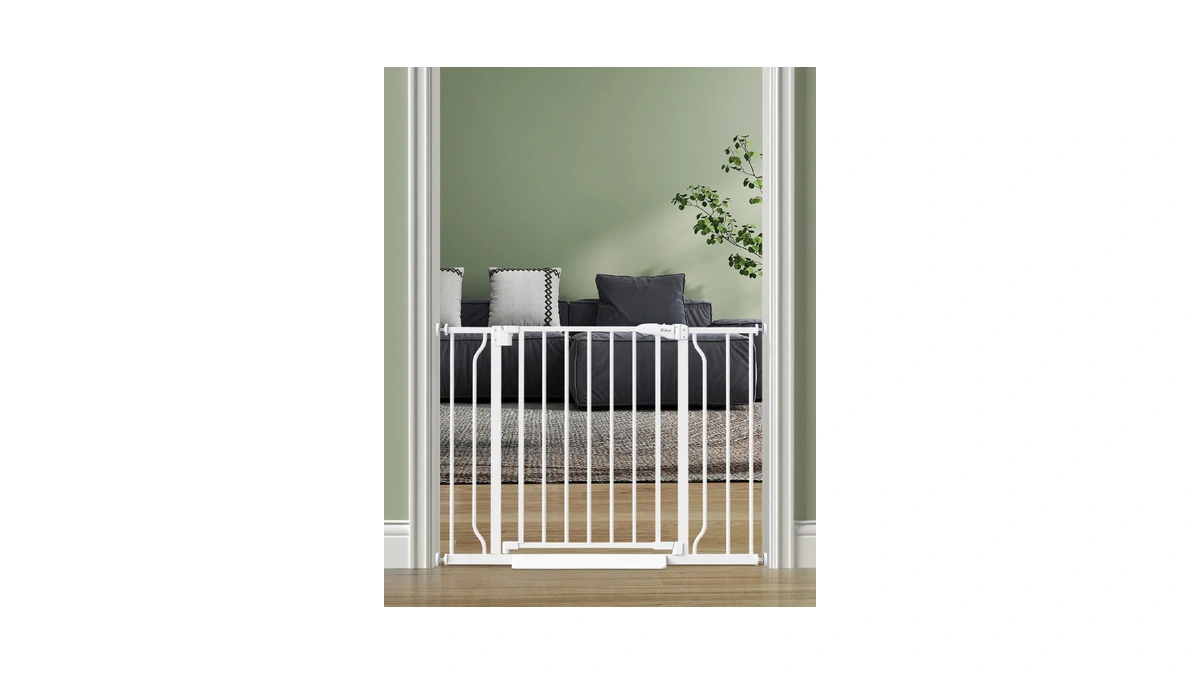 Cideny Baby Gate Auto Close, 29"-40" Dog Gate Indoor For