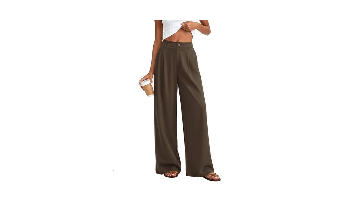 Kirundo Wide Leg Pants For Women 2026 Lightweight Flowy Polka