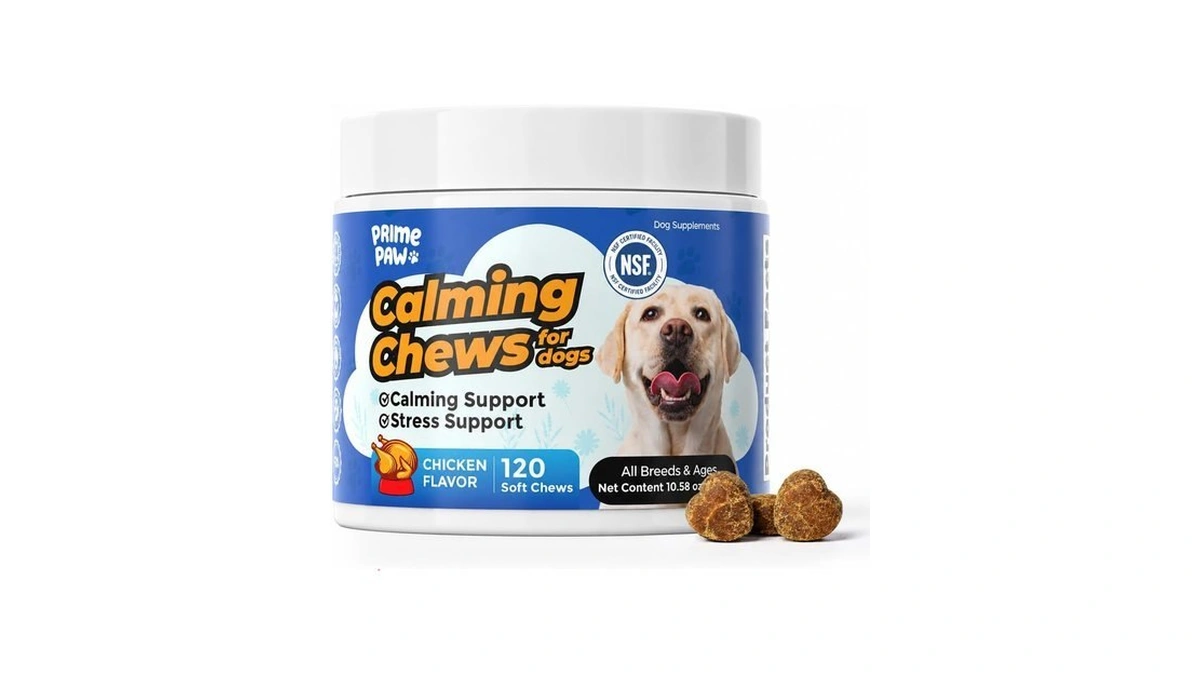 Primepaw Calming Chews For Dogs Chicken 120 Soft Chews