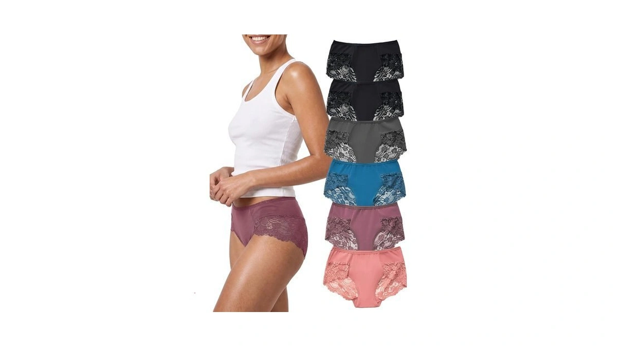 Cinvik Sexy Panties Lacy Underwear Women Cheeky Panties Undies
