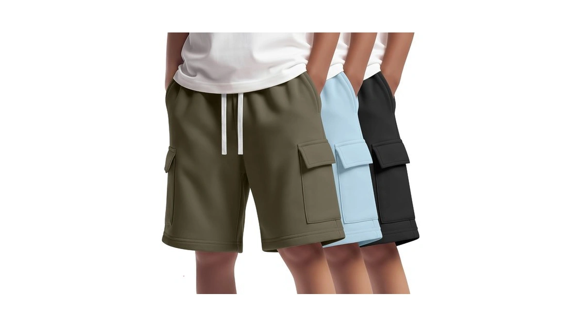 Amazon : Halfchet 3 Pack Boys' Cargo Shorts With