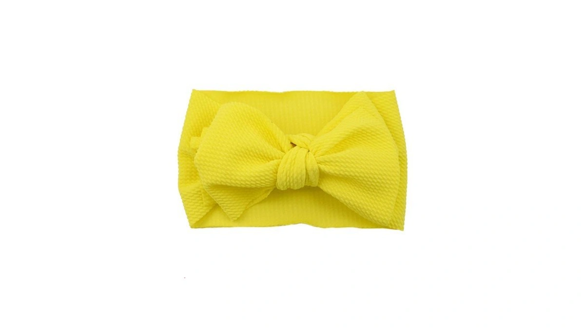 Koolgil Baby Girl's 8'' Soft Big Bow Knot Nylon Headband