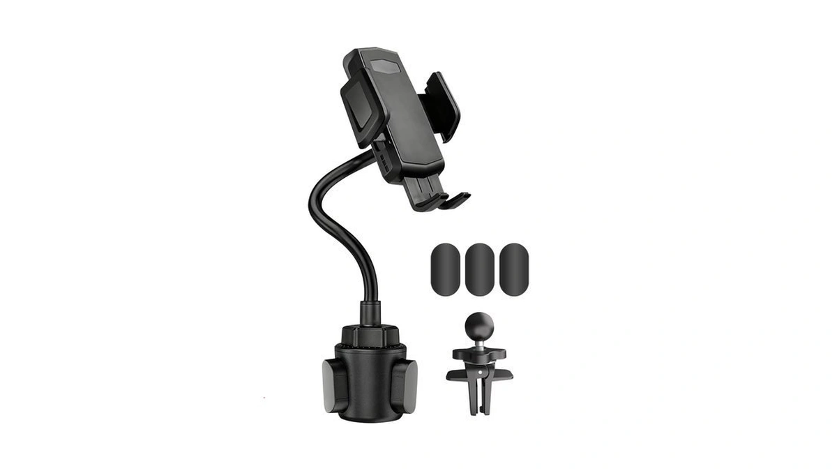 Paiyue Car Cup Holder Phone Mount,car Accessories 2-in-1 Adjustable Phone