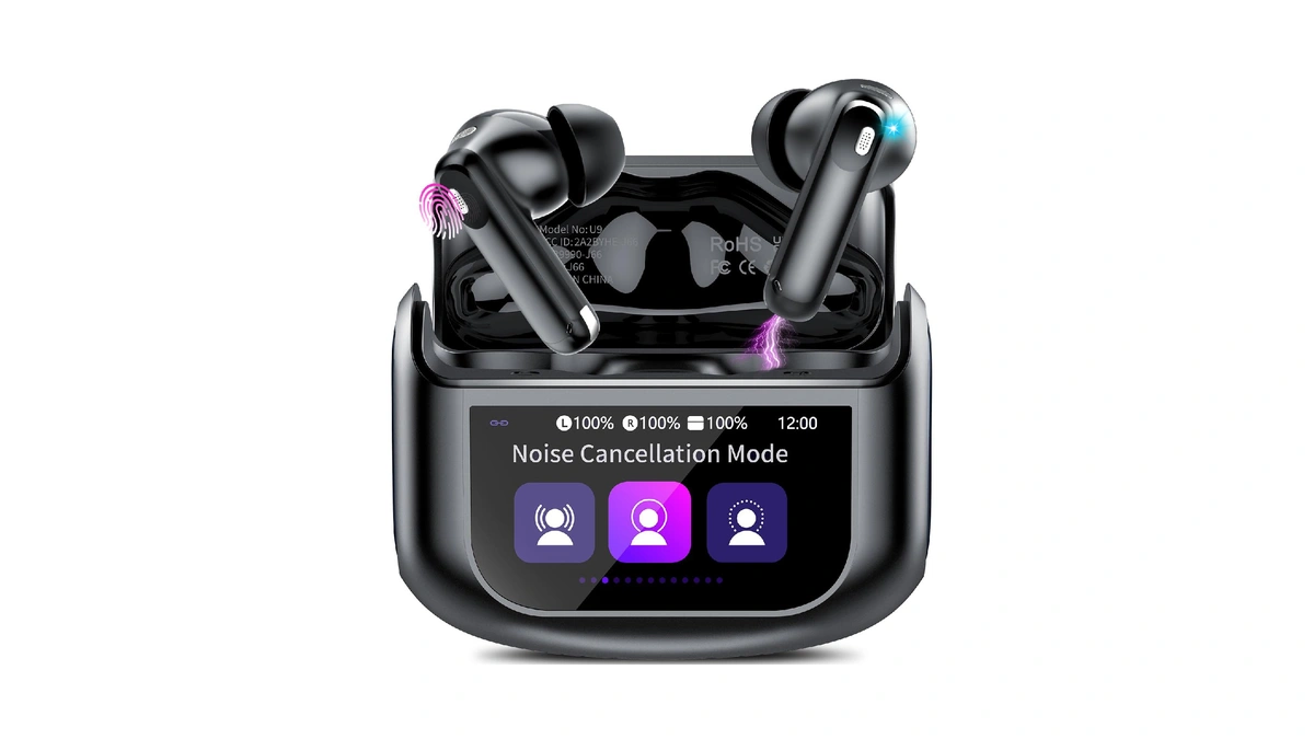 Active Noise Cancelling Ear Buds 48h Wireless Earbuds With Touch