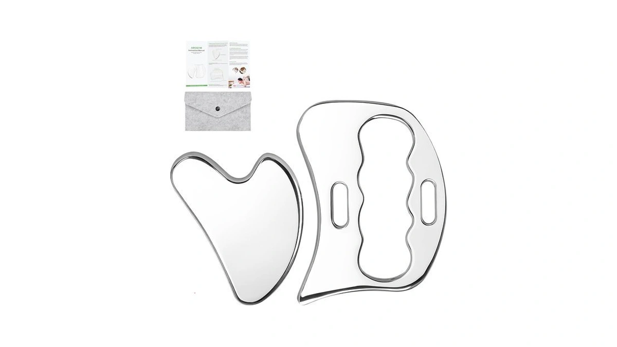 Airogym 2 In 1 Stainless Steel Gua Sha Massage Tool