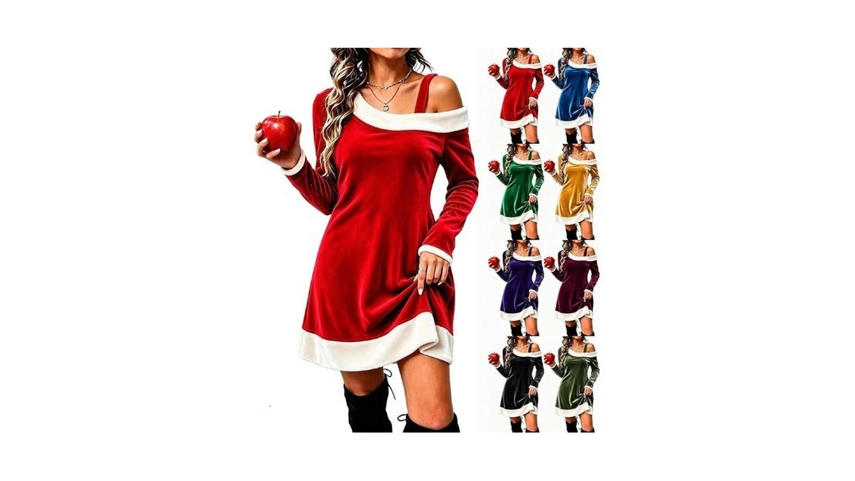 Velvet Christmas Dresses Amazon