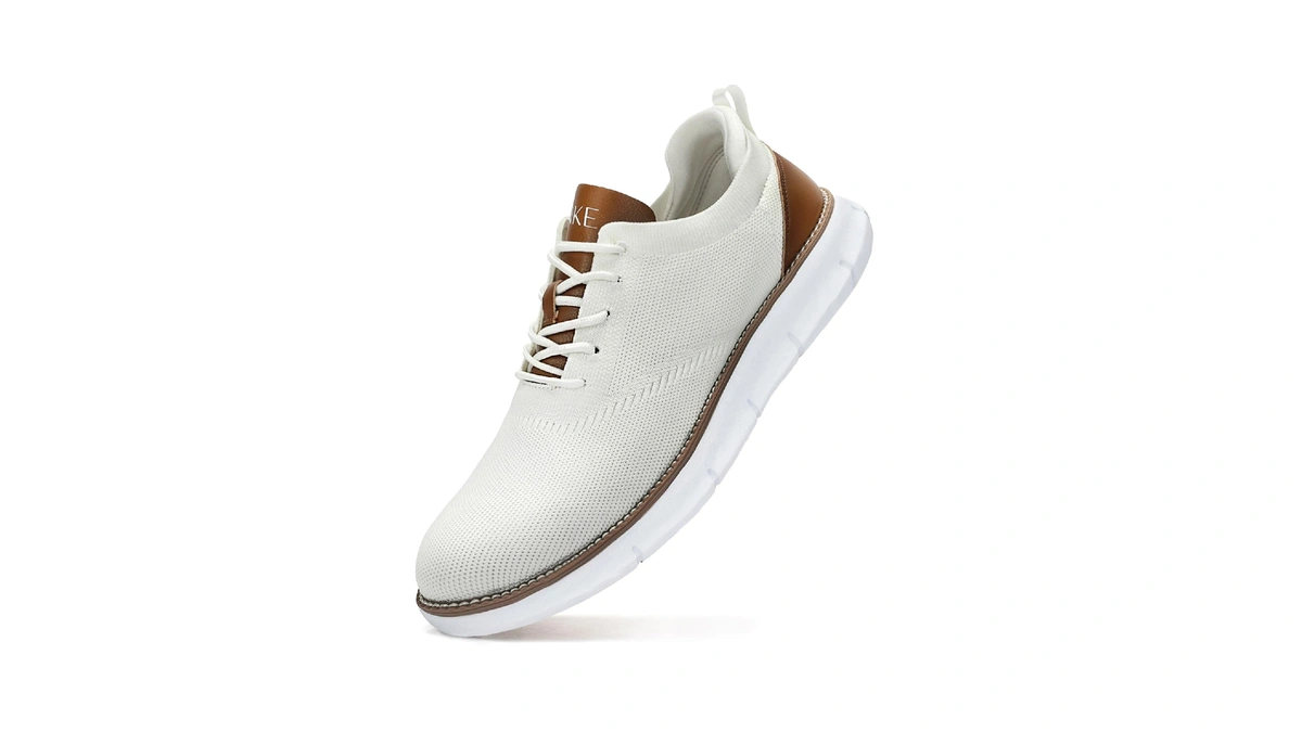 Svnke Men's Mesh Dress Shoes Casual Business Lace Up Oxford