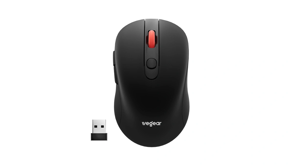 Wegear Usb Wireless Mouse For Laptop Pc Mac, 2.4ghz Cordless