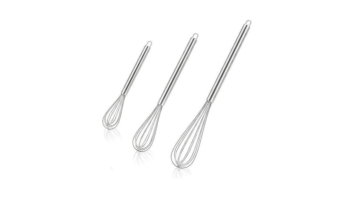 Bluocean 3pcs Mini Whisk & Small Whisks For Cooking -