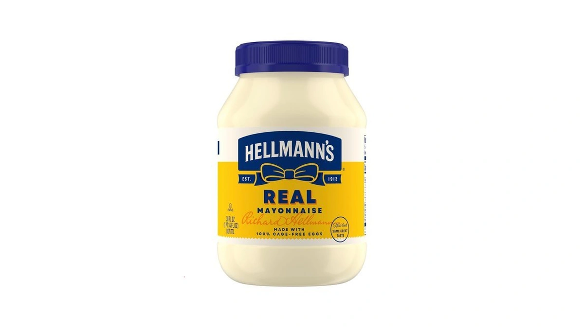 Hellmann's Real Mayonnaise 30oz, Mayo Jar, Sandwich Spread, Gluten Free