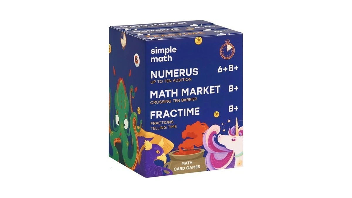 Math Card Games Bundle For Kids 6+ & 8+ |