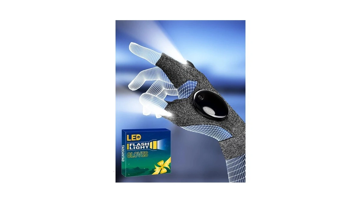 Parigo Finger Lights Lighted Gloves Led Flashlight Gloves Gifts For