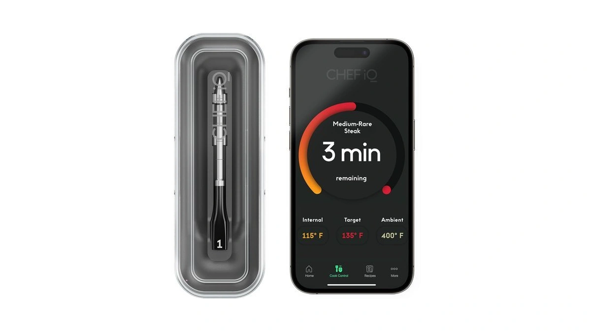 Chef Iq Sense Smart Wireless Meat Thermometer With Ultra-thin Probe,