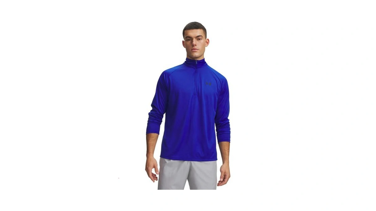 Under Armour Men's Tech 2.0 1/2 Zip, 405 Blue, Lg
