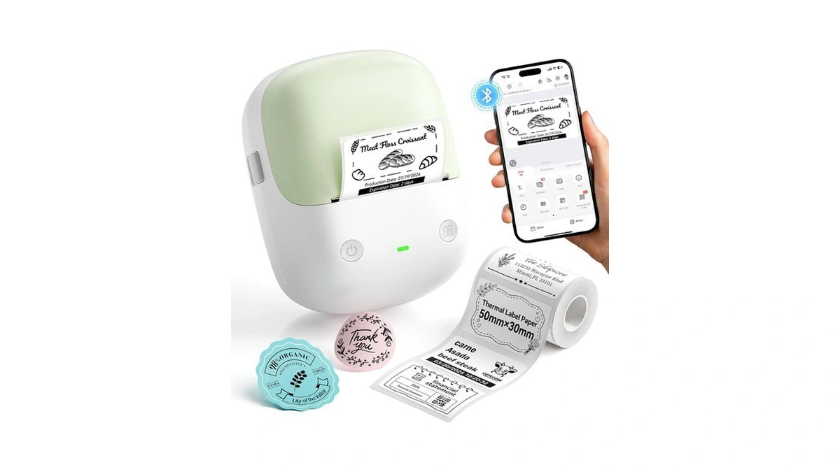 Niimbot B2 Label Maker Machine With Tape For Home Office,