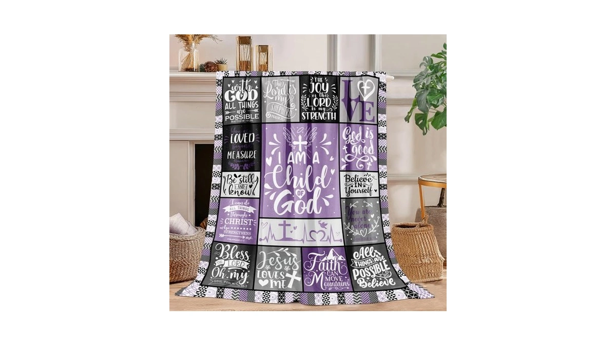 Christian Gifts For Women - Christian Blanket I Am A