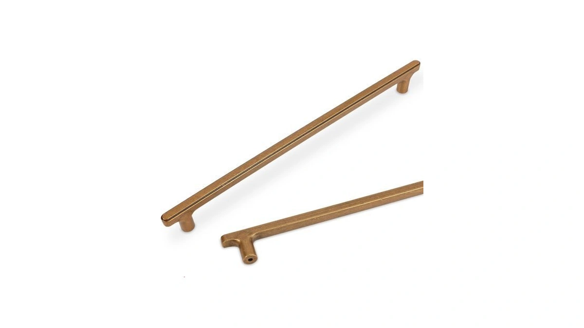 Cotykiley 10 Pack 12.6 Inch(320mm) Antique Brass Kitchen Cabinet Handles