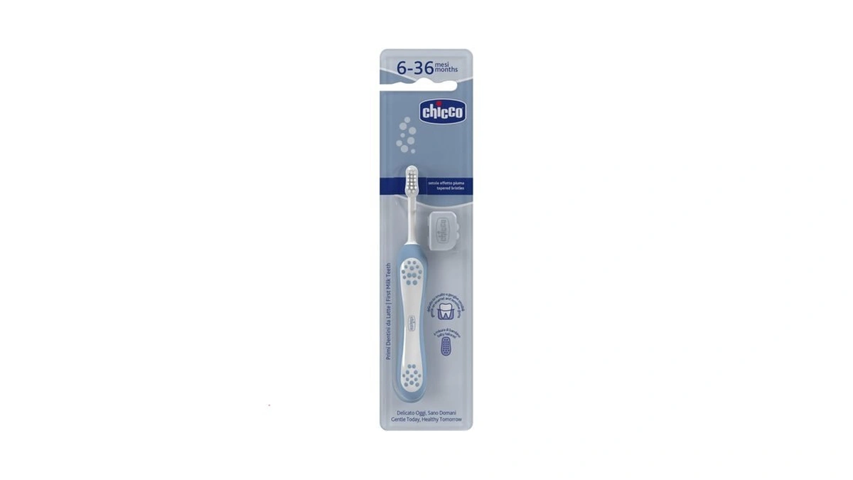 Chicco Indigo Blue Toothbrush From 6 To 36 Months
