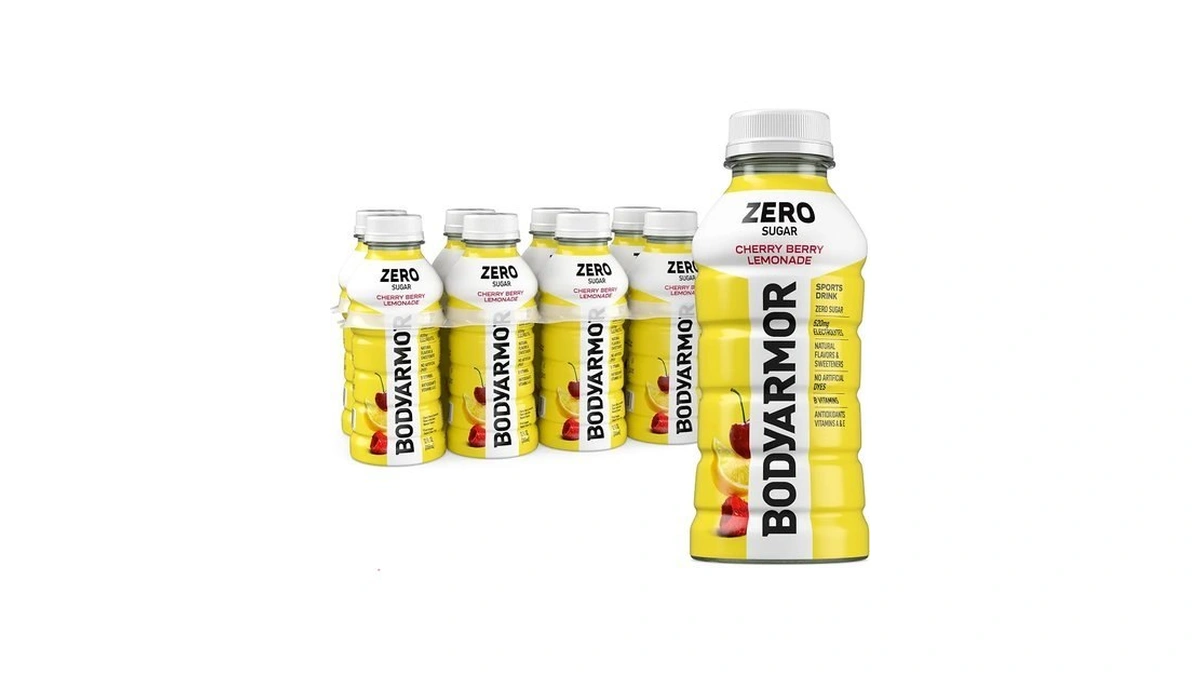 Bodyarmor Zero Sugar Electrolyte Drink, Cherry Berry Lemonade, 12 Oz