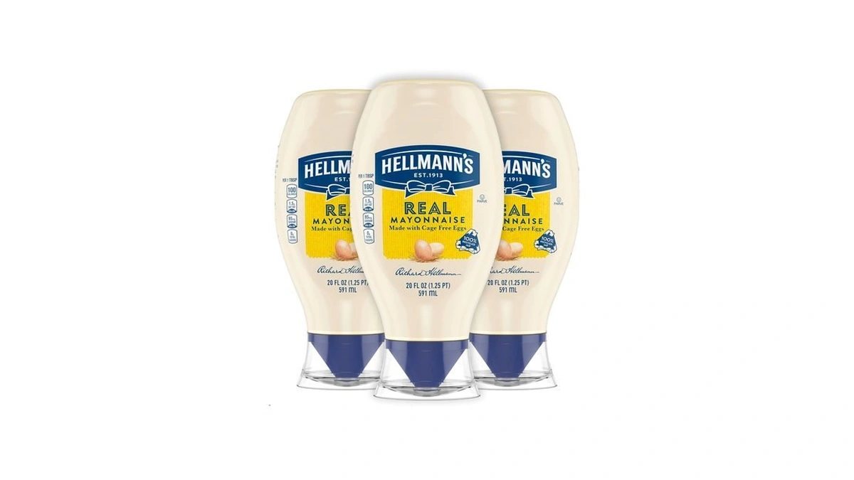 Hellmann's Real Mayonnaise 20 Oz, Mayo Squeeze, Sandwich Spread, 3pk