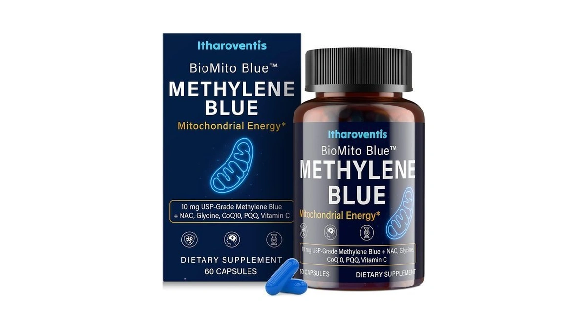 Itharoventis Methylene Blue Capsules With Coq10, Nac & Pqq, 60