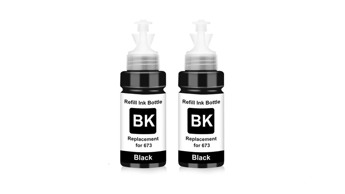 Yongairuink Compatible T673 Ink Bottles Replacement For T6731 T6732 T6733