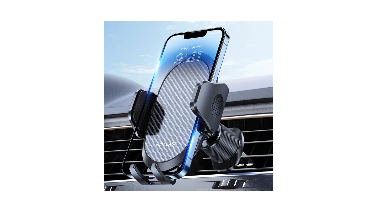 Miracase Phone Holders For Your Car With Metal Hook Clip,