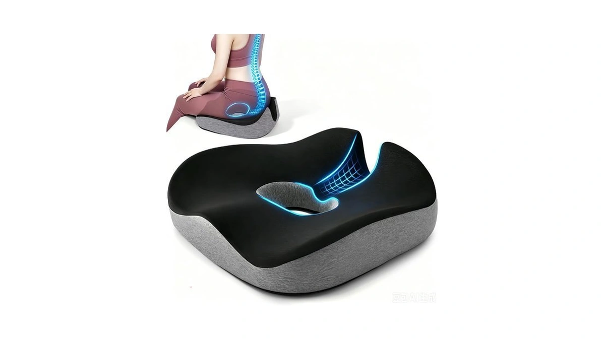 Seat Cushion,concave U Surface Memory Foam Donut Pillow For Tailbone