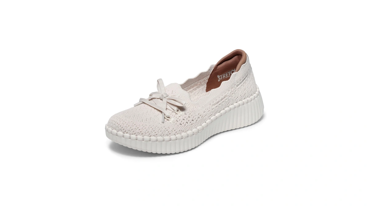 Skechers Women's Wilshire Blvd - Knit Sail, Off White, 6
