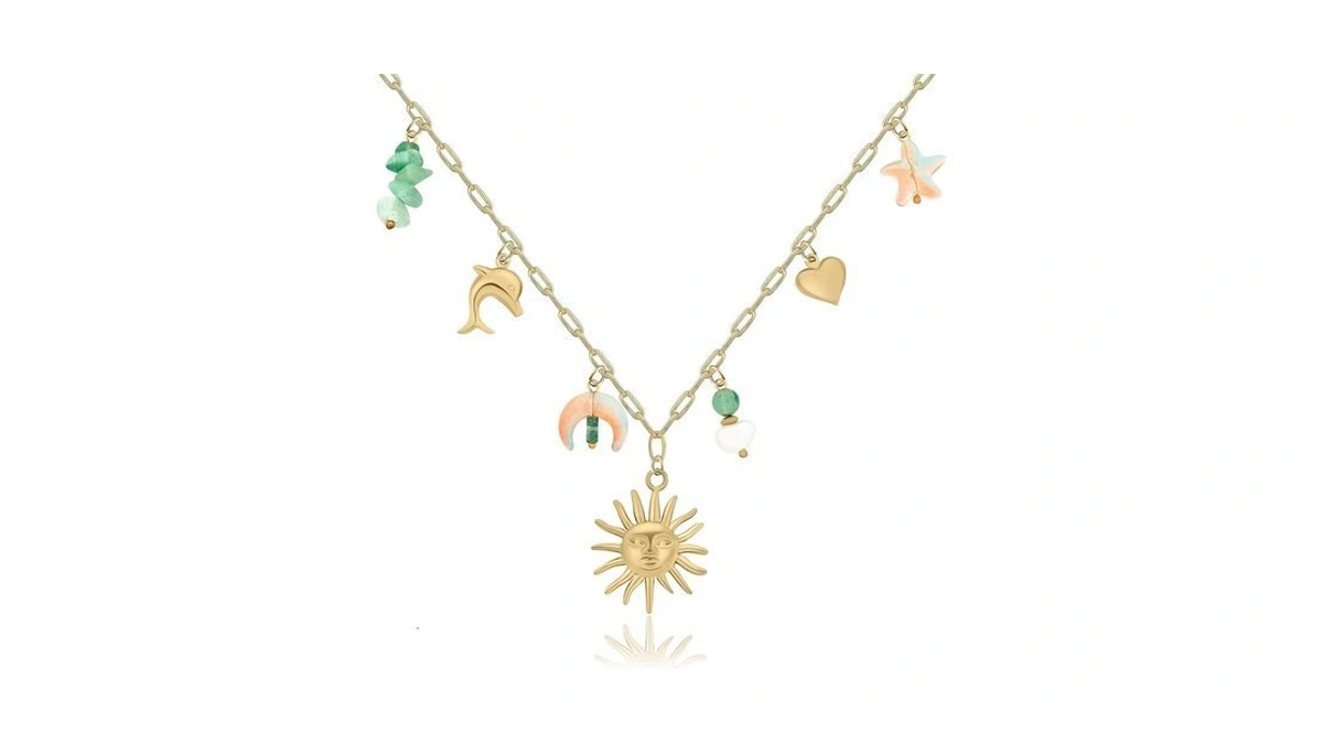 Stainless Steel Chunky Gold Necklace Statement Summer Beach Boho Choker
